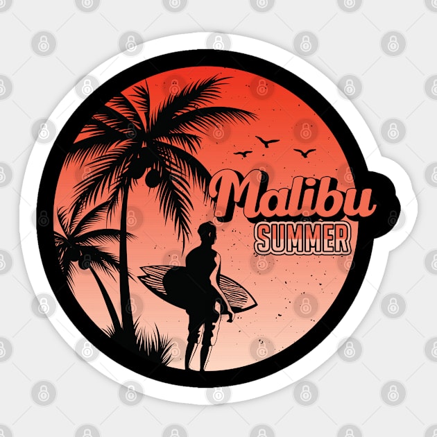 Malibu summer fun Sticker by NeedsFulfilled